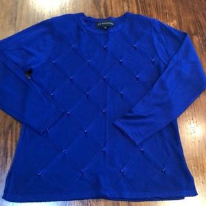 Excellent blue sweater